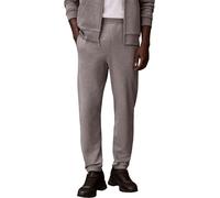 Calvin Klein EU 350Terry Monogram Jogger Lv04Rd241G Pantalon de survêtement, Grey (Med Grey HTR), S Homme