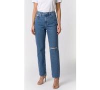 Calvin Klein Eu 90s Straight Blue Jay Taille: W29 | Pantalons droits Outlet | Femme | Bleu
