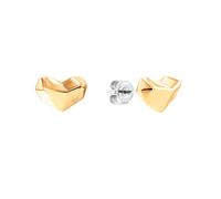 Calvin Klein FACETED HEART Boucles d'oreilles 18 ct. Acier inoxydable plaqué or 35000042 - Femme - Gold