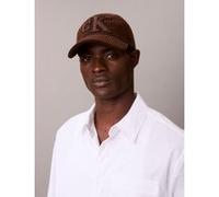 Calvin Klein Felt Monogram Patch Cap Chocolate Martini Taille: OS | Bonnets Outlet | Homme | Marron