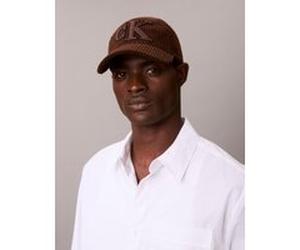 Calvin Klein Felt Monogram Patch Cap Chocolate Martini Taille: OS | Bonnets Outlet | Homme | Marron