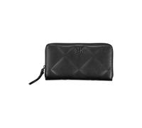 Calvin Klein, Femme, Accessoires, Noir, Taille: ONE Size Portefeuille Zippé Rfid