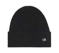 Calvin Klein, Femme, Accessoires, Noir, Taille: ONE Size Re-lock Beanie et Écharpe