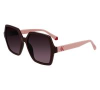 Calvin Klein Femme Calvin Klein CKJ21629S 603 Lunettes de soleil Injecté Bordeaux Violet Carré Normale Photochromatique