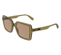 Calvin Klein Femme Calvin Klein CKJ26602S 213 Lunettes de soleil Bio-injecté Jaune Ocre Carré Normale