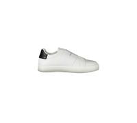 Calvin Klein, Femme, Chaussures, Blanc, Taille: 38 EU Baskets Slip-On Blanches avec Détails Élastiques