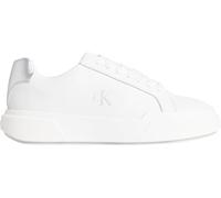 Calvin Klein Femme Chunky Cupsole Laceup LTH Met Yw0Yw01948 Bas, White (Bright White/Silver), 39 EU