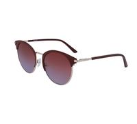 Calvin Klein Femme CK19310S 605 Lunettes de soleil Métal Bordeaux Rouge Ronde Ombré