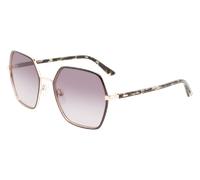 Calvin Klein Femme CK21131S 001 Lunettes de soleil Métal Noir Violet Carré Normale Photochromatique