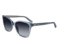 Calvin Klein Femme CK21529S 435 Lunettes de soleil Acétate Bleu Gris Carré Photochromatique Photochromatique