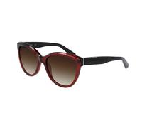 Calvin Klein Femme CK21709S 605 Lunettes de soleil Plastique Bordeaux Marron Cat Eye Ombré