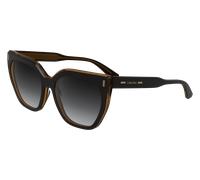 Calvin Klein Women's Sunglasses CK24535S - Black/Charcoal with Double Gradient Smtruee Lens