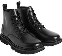 Calvin Klein Femme EVA Mid Lace UP Boot LTH WL WN YW0YW01147 Bottes mi-Hautes, Noir (Triple Black), 39.5 EU