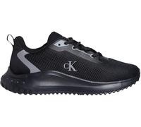 Calvin Klein Femme Eva Runner L-Up Mix Mesh Logo CK Yw0Yw01851 Bas, Black (Black/Mockingbird), 42 EU