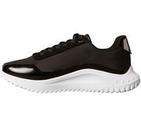 Calvin Klein Femme Eva Runner Lace Up Mat Mix Yw0Yw02016 Bas, Black (Black/Gun Metal), 38 EU
