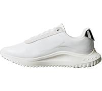 Calvin Klein Femme Eva Runner Lace Up Mat Mix Yw0Yw02016 Bas, White (Bright White/Marshmellow/Silver), 39 EU