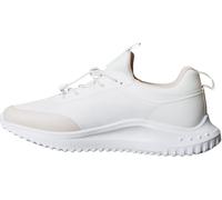 Calvin Klein Femme Eva Runner Laceup Sock Mat Mix Yw0Yw02064 Bas, Khaki (Bright White/Crystal Grey), 41 EU