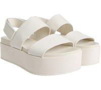 Calvin Klein Femme Flatform Sandal Sling in Yw0Yw01788 Plates, Beige (Triple Turtle Dove), 39 EU