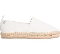 Calvin Klein Femme Oblique Espadrille Canvas Hw0hw02931, White (Off White), 39 EU