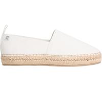 Calvin Klein Femme Oblique Espadrille Canvas Hw0hw02931, White (Off White), 40 EU