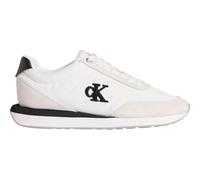 Calvin Klein Femme Retro Runner Lace Up Nylon MG Yw0Yw01990 Bas, White (Bright White/Black), 40 EU