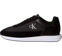 Calvin Klein Femme Retro Runner Laceup Wingt Mix Yw0Yw02061 Bas, Black (Black/Bright White), 40 EU
