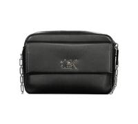 Calvin Klein, Femme, Sacs, Noir, Taille: ONE Size Sac à Bandoulière Éco Chic avec Fermeture Éclair