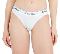 Calvin Klein Slip Femme Bikini Coton Stretch, Blanc (White), XS