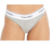 Calvin Klein Femme Slip Bikini Coton Stretch, Gris (Grey Heather), XS