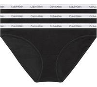 Calvin Klein Slip bikini 000QD5207E – Lot de 3 Coton stretch Noir Taille M