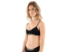 Calvin Klein Femme Soutien-Gorge Brassière Unlined Stretch, Multicolore (Black/Sunny Lime), S