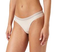 Calvin Klein Femme String Tanga, Beige (Beechwood), S