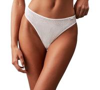 Calvin Klein Femme String Tanga, Blanc (White), S
