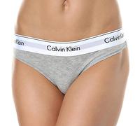 Calvin Klein pour femme. 0000F3786E String Modern Cotton gris (M), Homewear, Coton