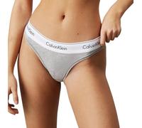 Calvin Klein Femme String Tanga, Gris (Grey Heather), XS