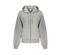 Calvin Klein, Femme, Sweatshirts et sweats à capuche, Gris, Taille: 44 FR Sweat à capuche zippé