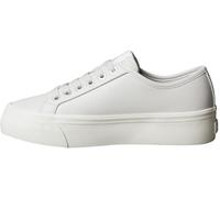 Calvin Klein Femme Vulc Flatf Lace Up LTH CK Yw0Yw01932 Bas, Grey (Moonstruck/DK Ecru), 40 EU
