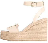 Calvin Klein Femme Wedge Espad 70 Embl LTH Hw0hw02897 Espadrilles compensées, Yellow (Light Cashew), 36 EU