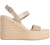 Calvin Klein Femme Wedge Espad 70 Webbing LTH Hw0hw02901 Espadrilles compensées, Grey (Nomad), 40 EU