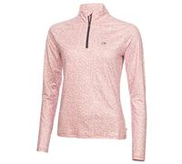 Calvin Klein Femmes Bolina 1/4 Zip Humidité Évacant Pull - Ice Rose - M