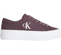 Calvin Klein Femmes Vulc Flatform Low CV MG Yw0Yw01763 Low Top, Gris (Peppercorn), 7.5