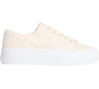 Calvin Klein Femmes Vulc Flatform Low CV MG Yw0Yw01763 Low Top, Jaune (Noix de cajou Claire), 6