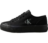 Calvin Klein Femmes Vulc Flatform Low CV MG Yw0Yw01763 Low Top, Noir (Triple Black), 3.5