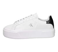 Calvin Klein Flatform Lace Up Lth, 0GM, 36 0GM - Black Bright White 36, 01 W Bright White Black, 41 EU