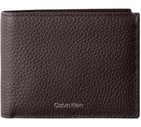 Calvin Klein Foil Emboss Trifold W/Card Lv04d1241g, Portefeuilles Homme, Brown (CK Dark Brown), Taille Unique