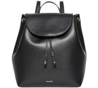 Sac a dos femmes Calvin Klein Jeans FOIL LOGO FLAP BACKPACK Noir Unique