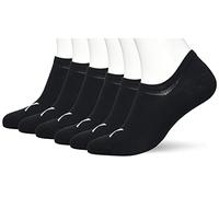 Calvin Klein Footie, Noir, 39-42 (Lot de 6) Hommes