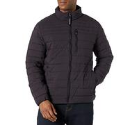 Calvin Klein Full Zip Down Puffer Coat Jacket, Fer Compressible, L Hommes