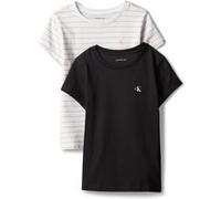 Calvin Klein Girls Ck 2-pack Tee White Taille: 8 | T-Shirts Outlet | kids | Blanche