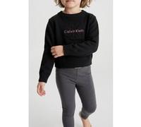 Calvin Klein Girls Monologo Sweater Black Taille: 6 | Pulls Outlet | Unisex | Le Noir